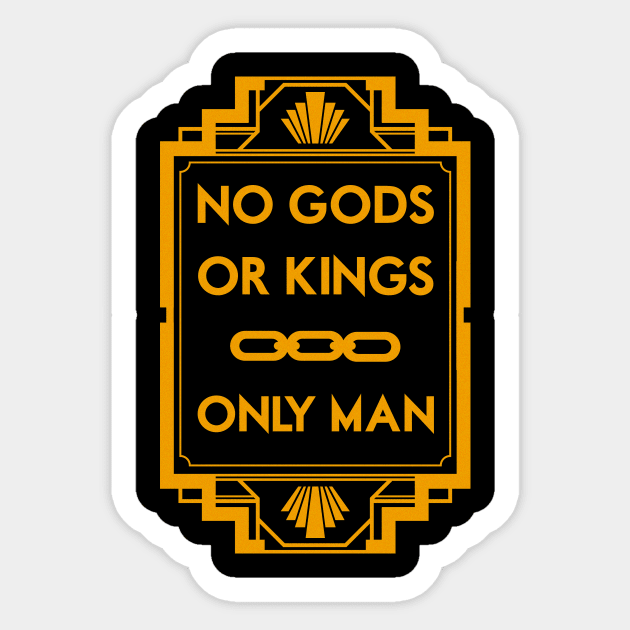 No Gods or Kings Sticker by Woah_Jonny